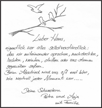 Traueranzeige von Hans  von Marbacher Zeitung