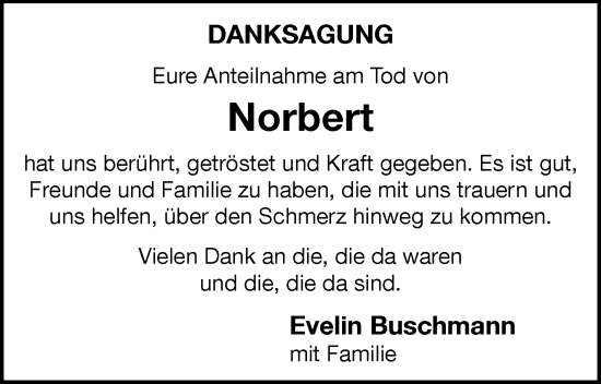 Traueranzeige von Norbert  von Marbacher Zeitung
