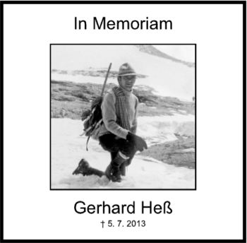 Traueranzeige von Gerhard Heß von Kreiszeitung Böblinger Bote