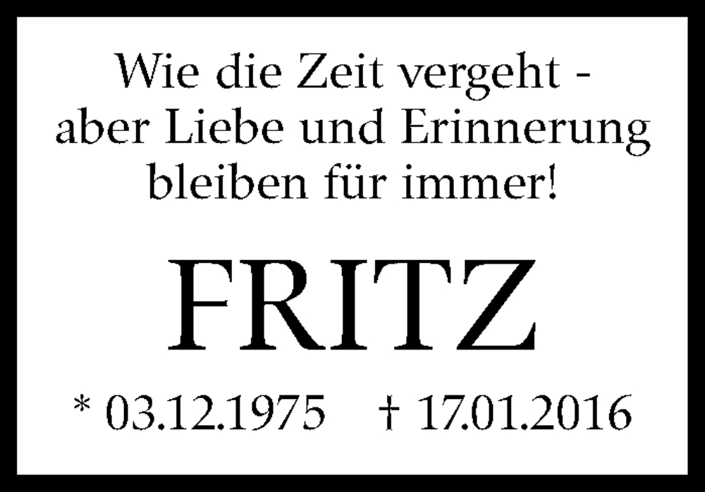  Traueranzeige für Fritz Haag vom 03.12.2025 aus Stuttgarter Zeitung / Stuttgarter Nachrichten