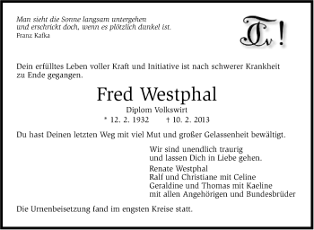 Traueranzeige von Fred Katz von Stuttgarter Zeitung / Stuttgarter Nachrichten