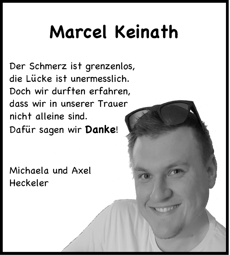  Traueranzeige für Marcel Keinath vom 13.02.2021 aus Stuttgarter Zeitung / Stuttgarter Nachrichten