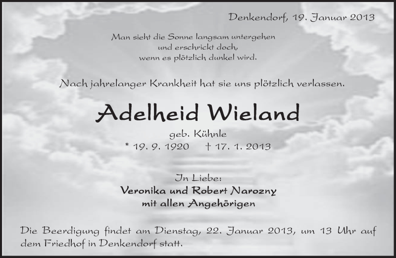  Traueranzeige für Walter Maier vom 08.08.2012 aus Eßlinger Zeitung/Cannstatter Zeitung