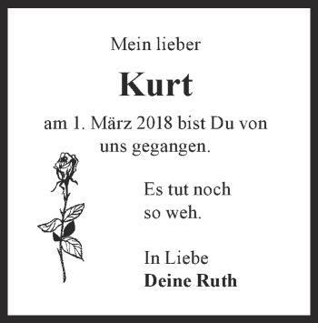 Traueranzeige von Kurt Luik von Eßlinger Zeitung/Cannstatter Zeitung